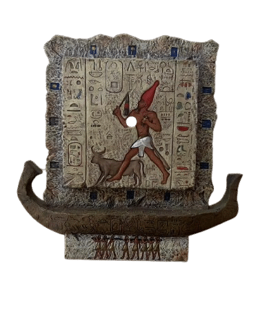 ქვის დეკორატიული საათი ეგვიპტიდან